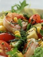 Салат с креветками и кукурузой – 9 оригинальных идей простых и очень вкусных блюд