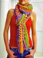 Ажурный шарф