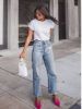 Модные джинсы 2023 - тренды цветов и фасонов