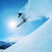 обучение катанию на горных лыжах