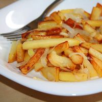 сколько калорий в жареной картошке