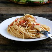 Спагетти с пивным соусом карбонара – рецепт
