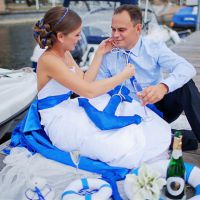 свадьба в морском стиле оформление