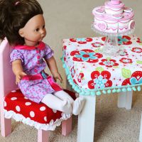 как сделать стол для кукол
