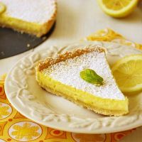 творожный пирог с лимонной начинкой