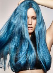 синий тоник для волос