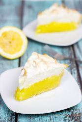 Лимонный тарт с меренгой