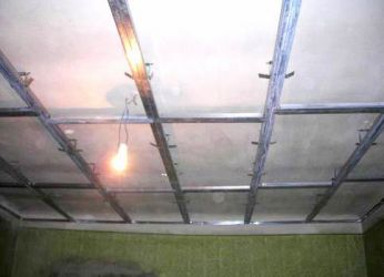 делаем подвесной потолок из гипсокартона 3