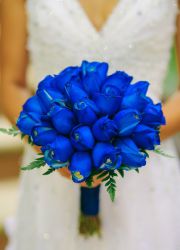 свадьба в синем цвете