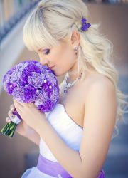 свадьба в сиреневом цвете