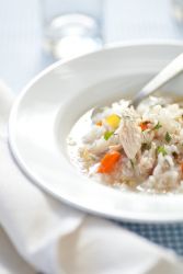 куриный суп с рисом