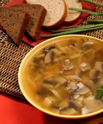 грибной суп из шампиньонов рецепт