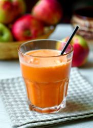 как приготовить яблочно морковный сок