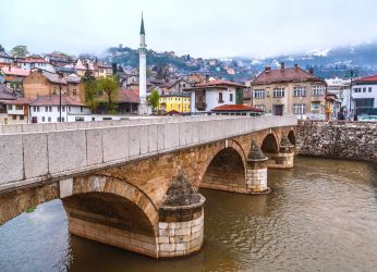 Река Миляцка - центр Сараево