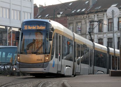 Трамвай в Брюсселе