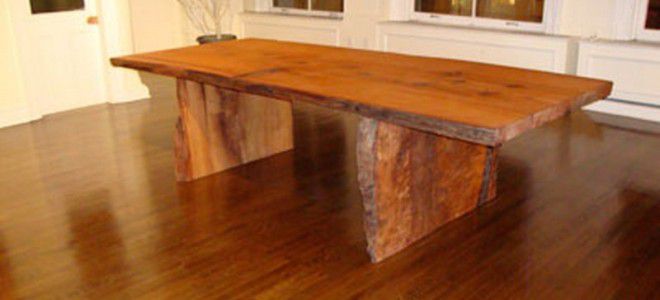 Состаренный стол из дерева своими руками