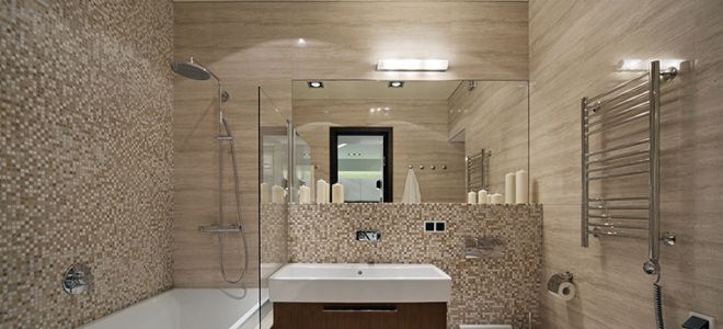 отделка ванной пластиковыми панелями
