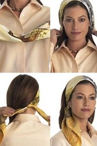 Способы завязывания платков на голове 1