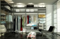 1. Дизайн гардеробной комнаты