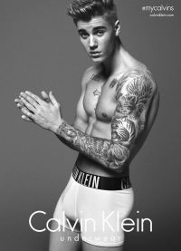 Джастин Бибер в рекламной кампании Calvin Klein