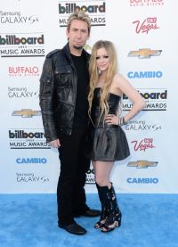 Аврил Лавин и Чад Крюгер на церемонии Billboard Music Awards 2013