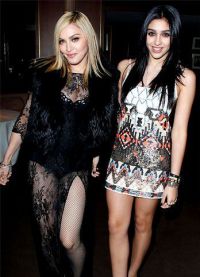 Мадонна с дочерью на вечеринке Оскар