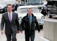 Шварценеггер и Медведев