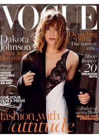 Дакота Джонсон на обложке Vogue