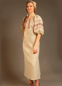 платья из штапеля в народном стиле8