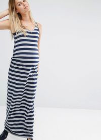 длинное летнее платье для беременных1