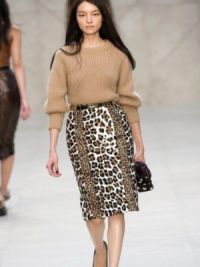 Леопардовая юбка карандаш 8