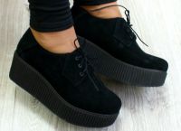 черные замшевые туфли 6