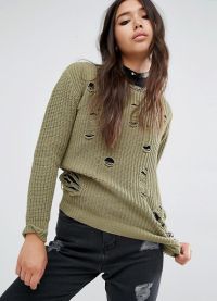 зеленый свитер 10