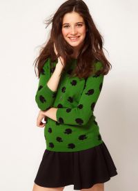 зеленый свитер 8