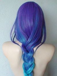 Синие волосы 8