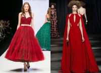 красное платье на новый год 2017 1