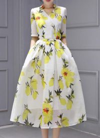 платье с лимонами 2