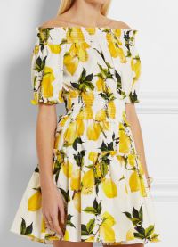 платье с лимонами 4