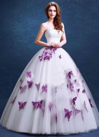 Свадебное платье с бабочками 8