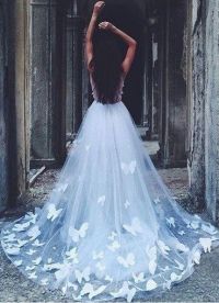 Свадебное платье с бабочками 9