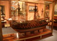 Морской музей Мадрида. Макет корабля