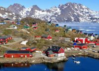 Деревня Нарсак в Гренландии