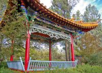 Китайский павильон в Ботаническом саду