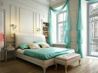 3. Бирюзовый цвет в интерьере спальни