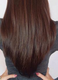стрижка лисий хвост на длинные волосы 4
