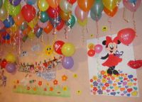 как украсить комнату на день рождения ребенка 7