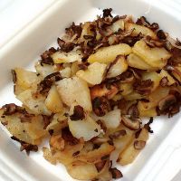 картошка запеченная с грибами в духовке
