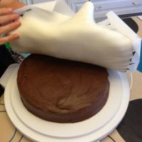 как украсить торт мастикой в домашних условиях 9