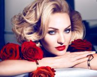 Супермодель в свежей рекламной кампании коллекции помад The Marilyn Monroe lipst