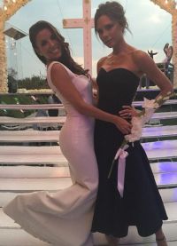 Ева Лонгория и Виктория Бекхэм совместный снимок со свадьбы